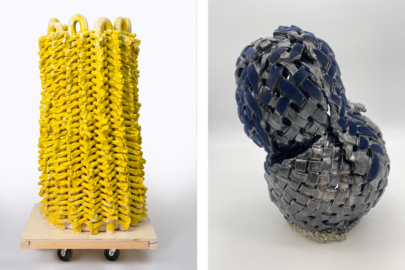 Anina Major. A gauche, Oshun, 2024. A droite, Velvet Blush, 2024. Courtesy of TERN Gallery.