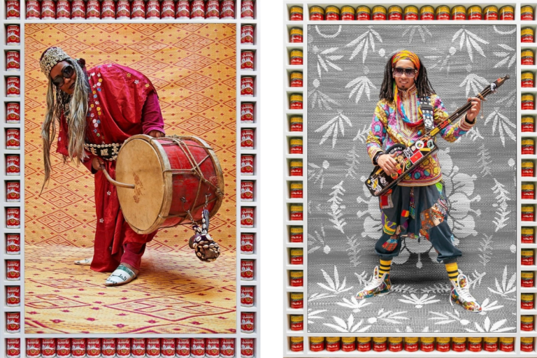 Mehdi Nassouli, 2018/1439 ; Khadija Lgnawia [Khadija Ouarzazi], 2012/1433 © Hassan Hajjaj