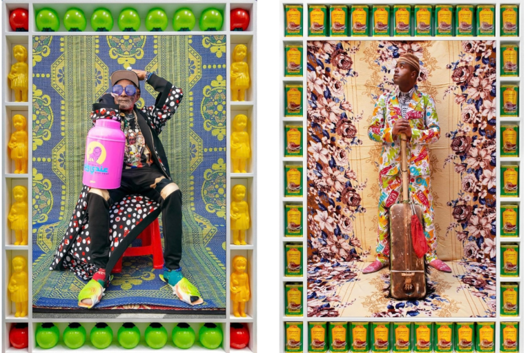 Lee Scratch Perry, 2019/1441 ; Yakut, 2017/1438 © Hassan Hajjaj