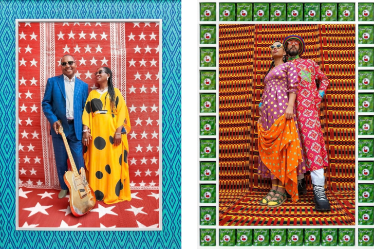 Mariam & Amadou, 2017/1438 ; Alicia & Swizz [Alicia Keys et Swizz Beatz], 2023/1444 © Hassan Hajjaj